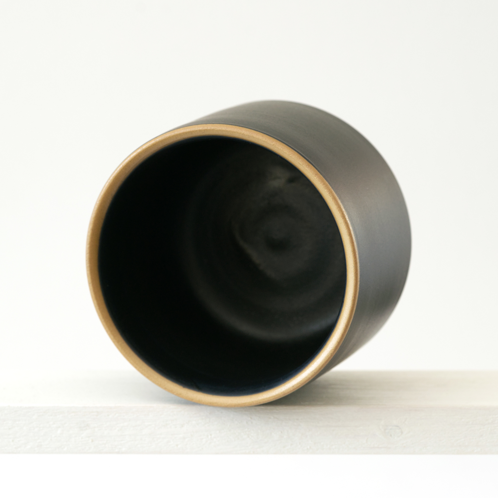 Ansicht einer Matcha-Bowl schwarz